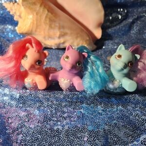 Vintage My Little Pony Mermaid babies! 3 set